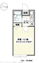 ベルメゾン西新井の物件間取画像